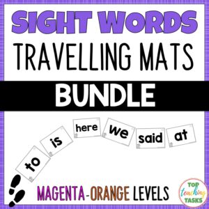 Sight Words Travelling Mats