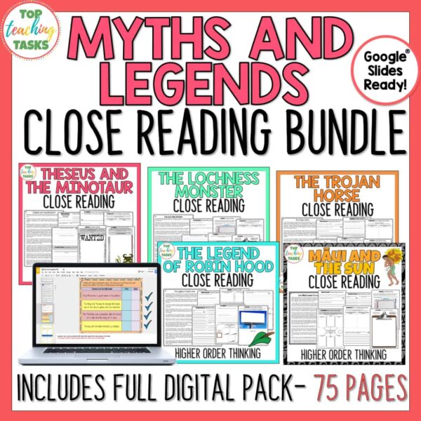 Myths and Legends Reading Activities