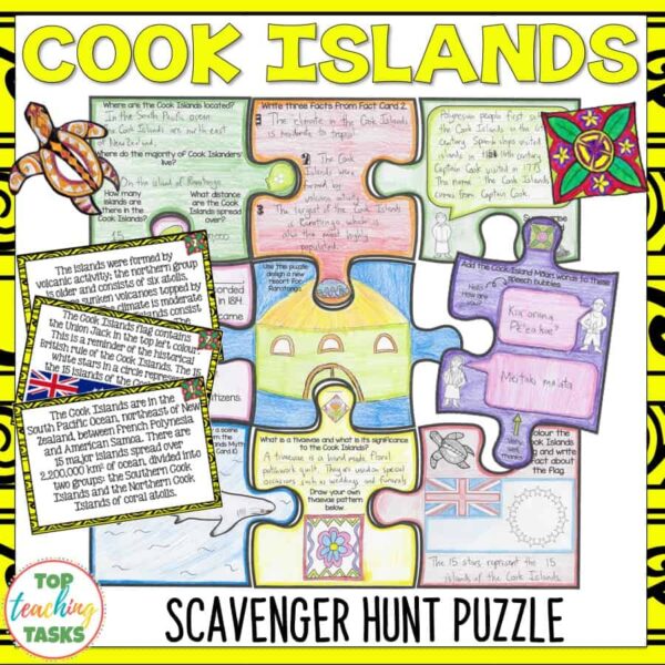 Cook Islands Scavenger Hunt Puzzle