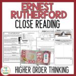 Ernest Rutherford Reading Activities