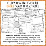 Orange Level Reading Comprehension Activities 1