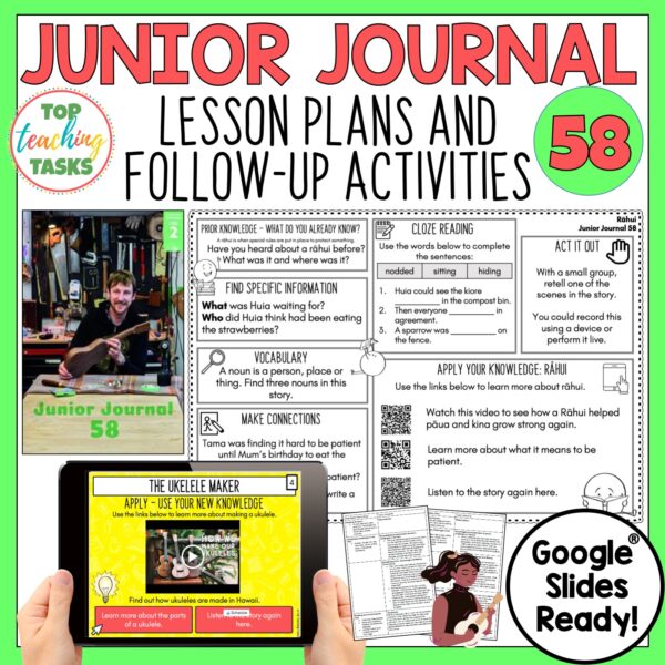 Junior Journal 58 activities