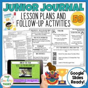 Junior Journal 59 Activities
