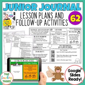 Junior Journal Follow Up Activities 62