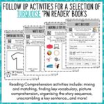Turquoise PM Reading Activities a