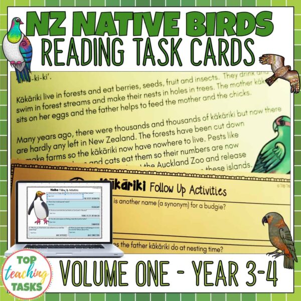 Native Birds Task Cards Volume One