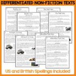 Cars Reading Comprehension Activities 2
