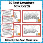 Nonfiction Text Structure Task Cards