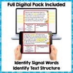Nonfiction Text Structure Task Cards 3