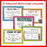 New Zealand Essential Spelling List Revision Cards PLUS Five Activities 3