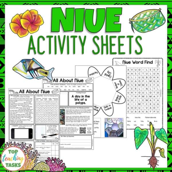 Niue Reading and Writing Activities