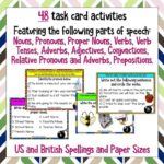 Parts of Speech Grammar Challenge Task Cards