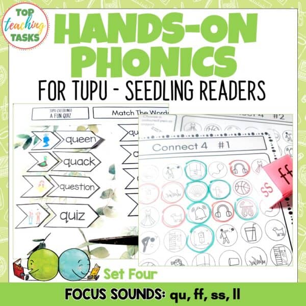 Ready to Read Phonics Plus Tupu Hands-On Activities set four