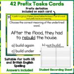 Prefix Task Cards b