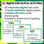 Prefixes Volume Two Digital Task Cards a