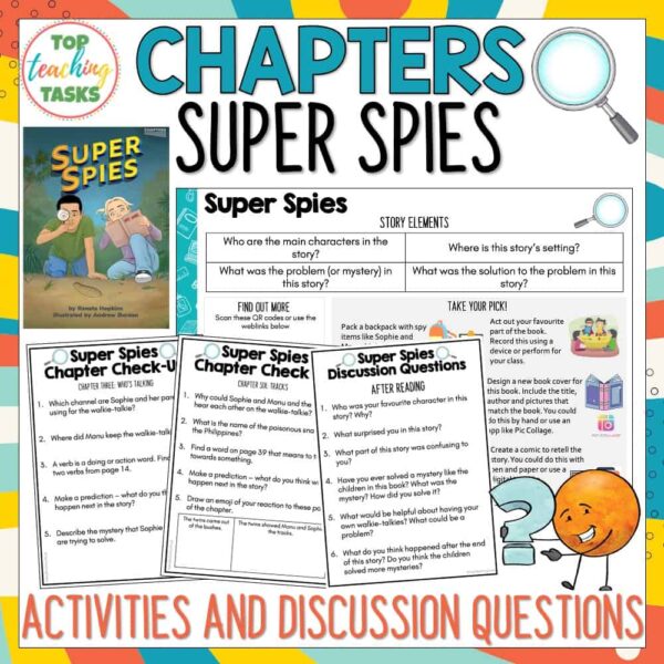 Chapters Super Spies Follow Up Activities