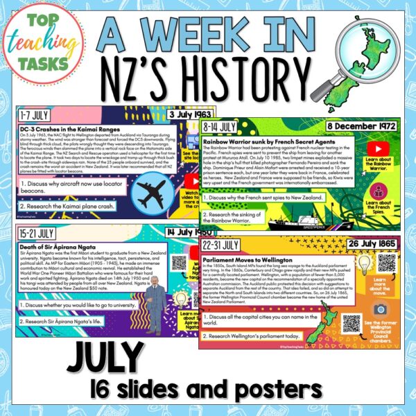 A Week in NZ History July