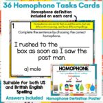 Homophones Task Cards b