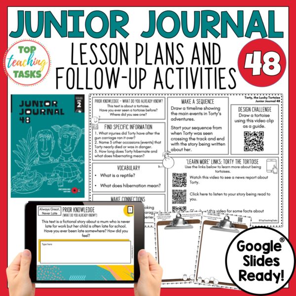 Junior journal 48 Follow Up Activities