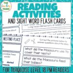 Turquoise Level 18 PM Readers Follow Up Activities