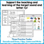 Structured Literacy Activities Focus Sound Y 1