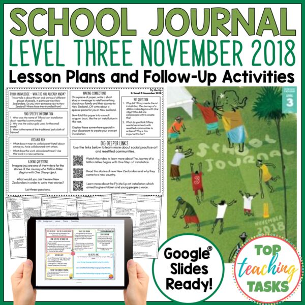 School Journal Level 3 November 2018