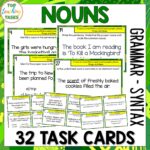 Nouns and Proper Nouns Task Cards
