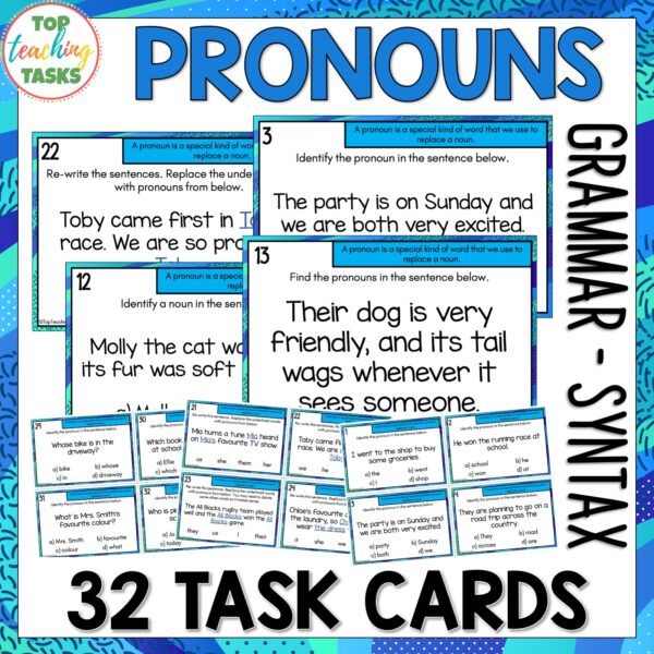 Pronouns Task Cards