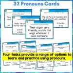 Pronouns Task Cards a