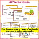 Verbs Task Cards Preview a