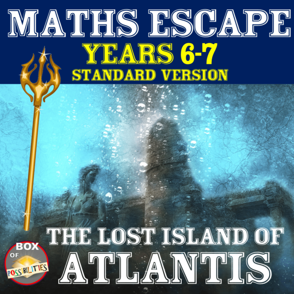 Maths Escape Room Years 6-7 - The Lost Island of Atlantis