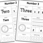 Numbers 1-10 Print and Go Activities Bundle b