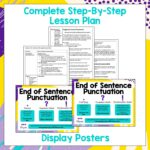 End of Sentence Punctuation Teacking Pack c