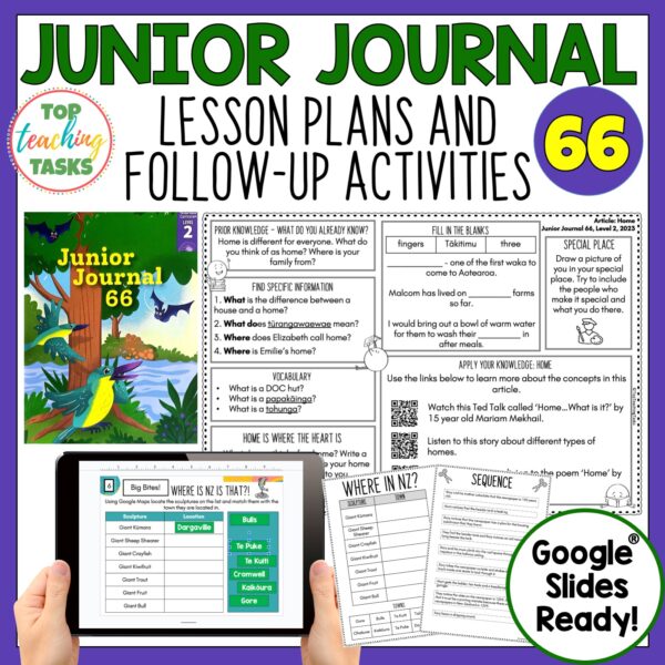 Junior Journal 66 activities