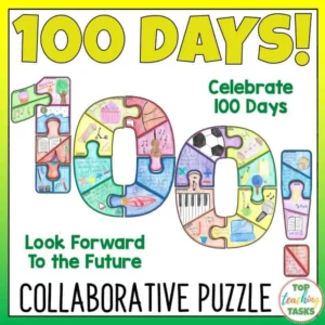100th Day of School Collaborative Poster