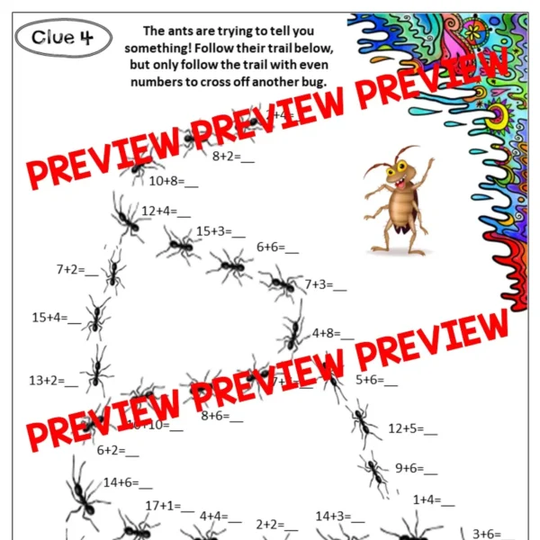 Addition-and-Subtraction-CSI-Maths-Challenge-Teachers-Pet-Bug-Year-2-4-d Addition-and-Subtraction-CSI-Maths-Challenge-Teachers-Pet-Bug-Year-2-4-d