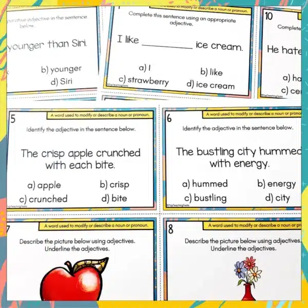 Adjectives-Grammar-Task-Cards-c Adjectives-Grammar-Task-Cards-c