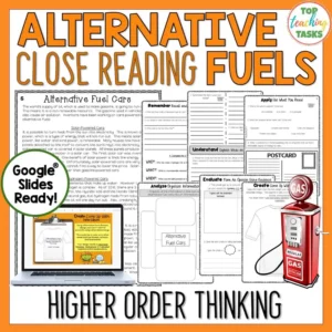 Alternative Fuels for Cars Reading Comprehension Passages and Questions