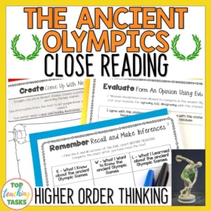 The Ancient Olympics Reading Comprehension Passages and Questions