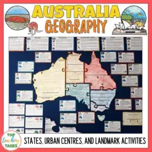 Australian Geography and Landmarks Unit