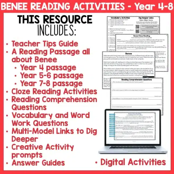 Benee-Reading-and-Literacy-Activities-Bundle-a Benee-Reading-and-Literacy-Activities-Bundle-a