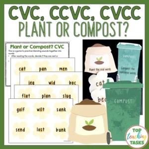 CVC, CCVC and CVCC Plant or Compost? Game