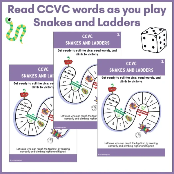 CVC-CCVC-and-CVCC-Snakes-and-Ladders-b CVC-CCVC-and-CVCC-Snakes-and-Ladders-b