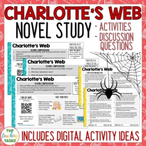 Charlotte's Web Novel Study and Discussion Questions
