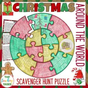 Christmas Around The World Reading Comprehension Activity