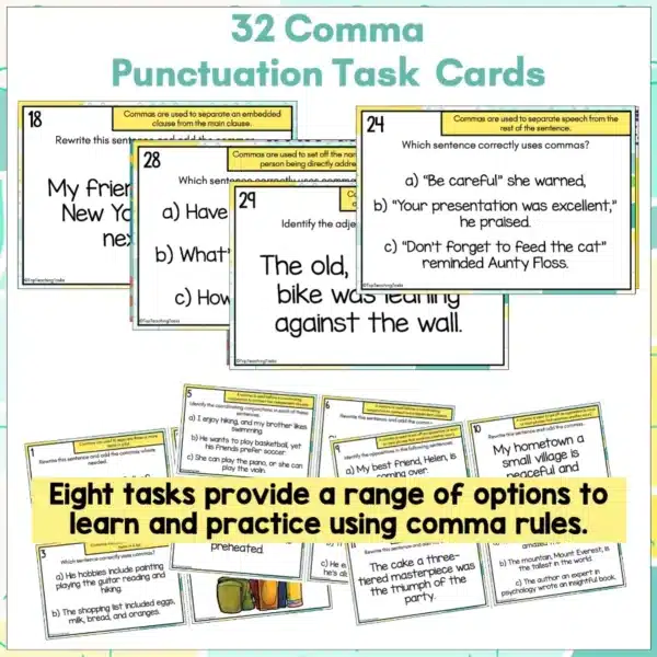 Commas-Task-Cards-a Commas-Task-Cards-a