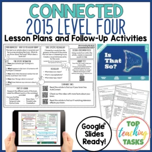 Connected Level 4 2015 Is That So? Follow Up Activities
