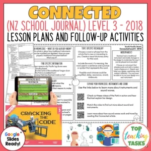 Connected Level 3 2018 - Cracking the Code Follow Up Activities