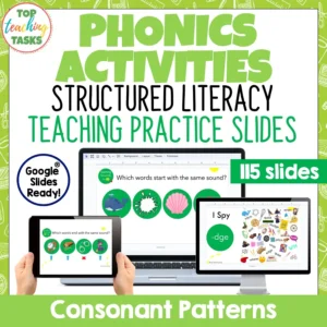 Phonics and Structured Literacy Teaching Slides: Consonant Patterns