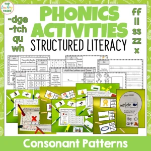 Phonics and Structured Literacy Activities - Consonant Patterns